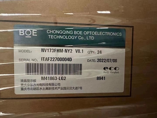 Buy BOE 17.3inch Laptop Lcd Display Model NV173FHM-NY2 Gaming Lcd Screen 1920x1080Pixels  127PPI 40PIN online manufacture
