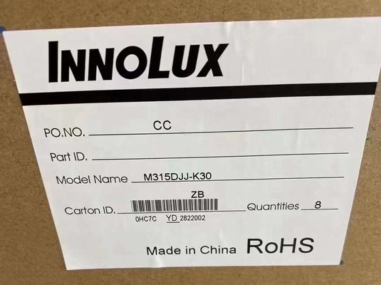 Good price Innolux 31.5inch LCD Display Panel with 3840x2160 Pixels 300 cd/m² Brightness and 51PIN Connector for Desktop Monitor online
