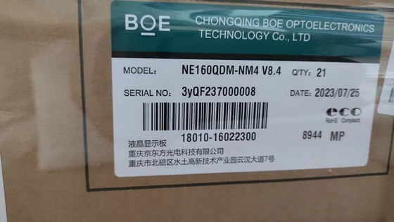 Buy BOE 16inch Desktop lcd panel NE160QDM-NM4 2560*1600Pixels 188ppi 1250CD/M2 3.3V outdoor High brightness lcd panel online manufacture