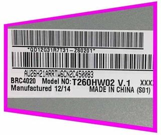 Buy T260HW02 V1 Industrial LCD Display 26 Inch Size 1920 * 1080 Pixels Resolution online manufacture