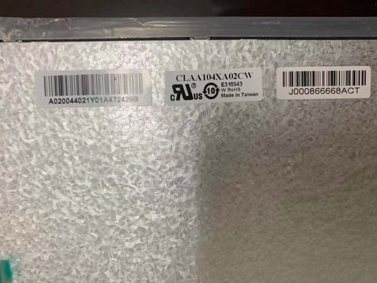 Buy LCM CPT Industrial Lcd Panel 10.4 Inch 220cd/M2 1024*768 123PPI CLAA104XA02CW online manufacture