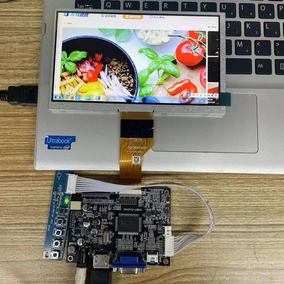 quality 7Inch Innolux Car LCD Display NJ070NA-23A with 500 cd/m² Brightness 1024×600 Pixels and 40 Pin Connector factory