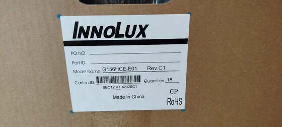 Good price Innolux 15.6Inch LCD Panel with 1920x1080 Pixels Resolution 450cd/m² Brightness and 40pin Interface Industrial LCD Display online