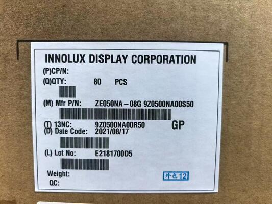 Good price Innolux 5Inch LCD Monitor ZE050NA-08G with 640*480 Pixels 159PPI and 50PIN Connector for Video Door Phone online