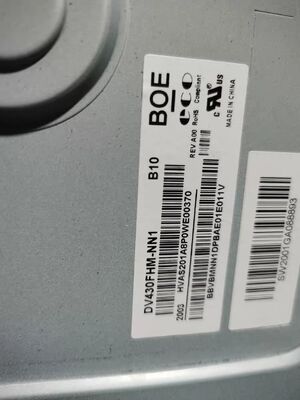 quality BOE 43Inch Stretched LCD Display DV430FHM-NN1 with 400cd/m2 Brightness 1920*1080Pixels Resolution and 51pin Connector factory