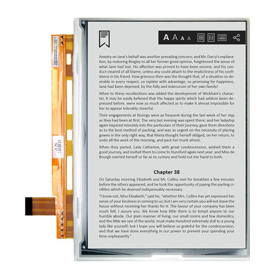 9.7 Inch E Ink LCD Display with 150PPI Resolution and 1200×825 Pixel Format
