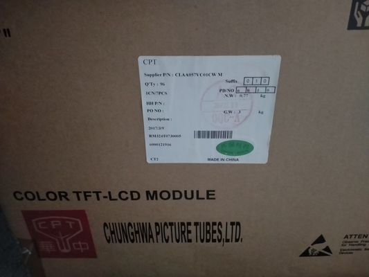 Good price 5.7 Inch 40 Pin Industrial LCD Display Panel with 220 cd/m² Brightness and 640x480 Resolution online