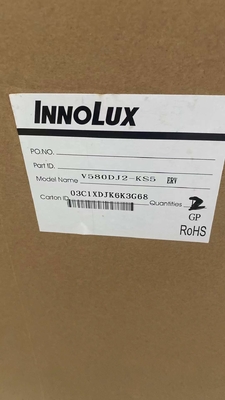 350cd/M2 Large LCD Display Screen 76PPI Innolux 58